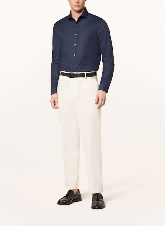 PAUL Overhemd Slim Fit DONKERBLAUW