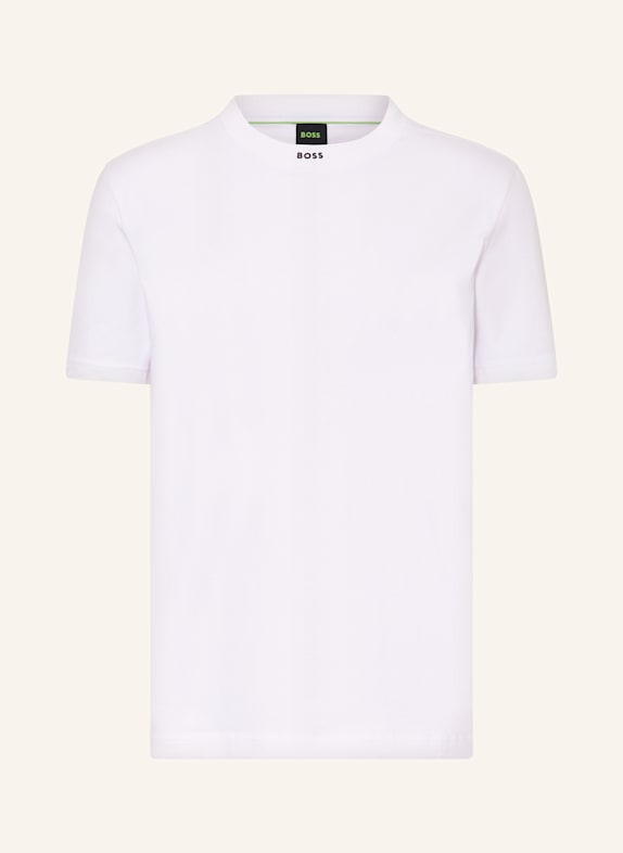 BOSS T-Shirt TEE RIB WEISS