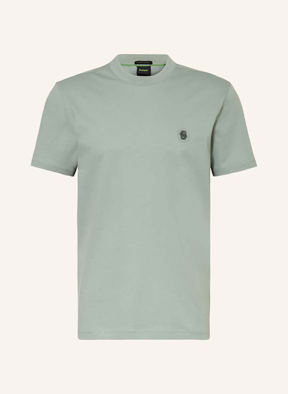 BOSS T-shirt LIGHT GREEN