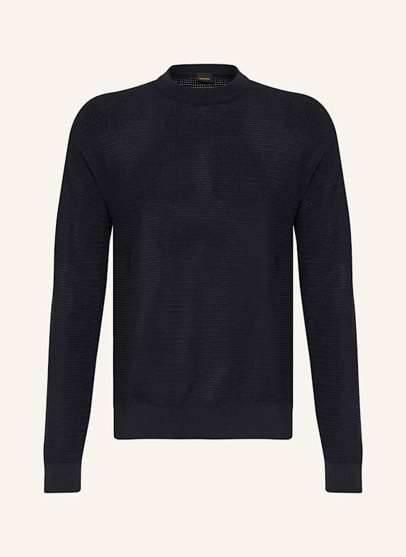 BOSS Sweter KORDINO GRANATOWY