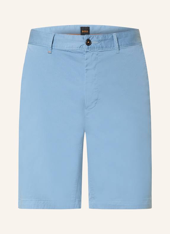 BOSS Chinos shorts slim fit LIGHT BLUE