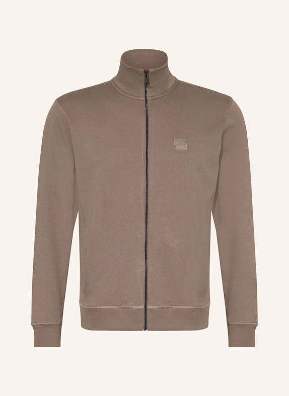 BOSS Sweatjacke ZESTART BRAUN