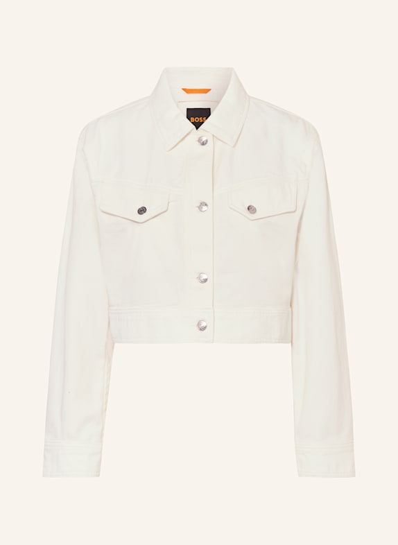 BOSS Jeansjacke JAFRESI WEISS