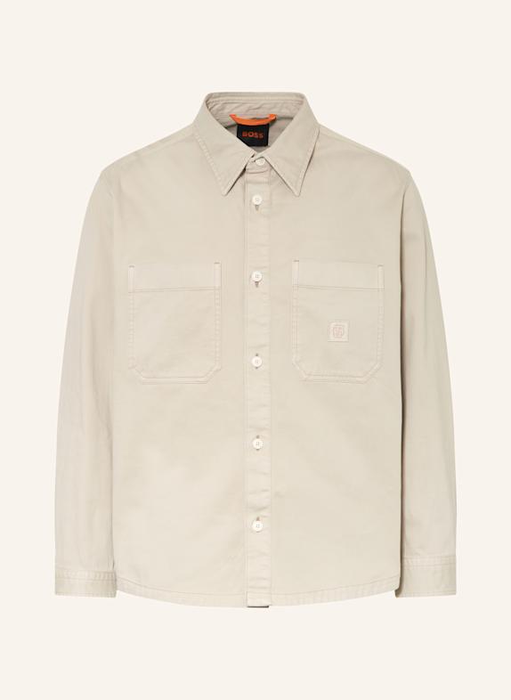 BOSS Overshirt LERATO LIGHT BROWN
