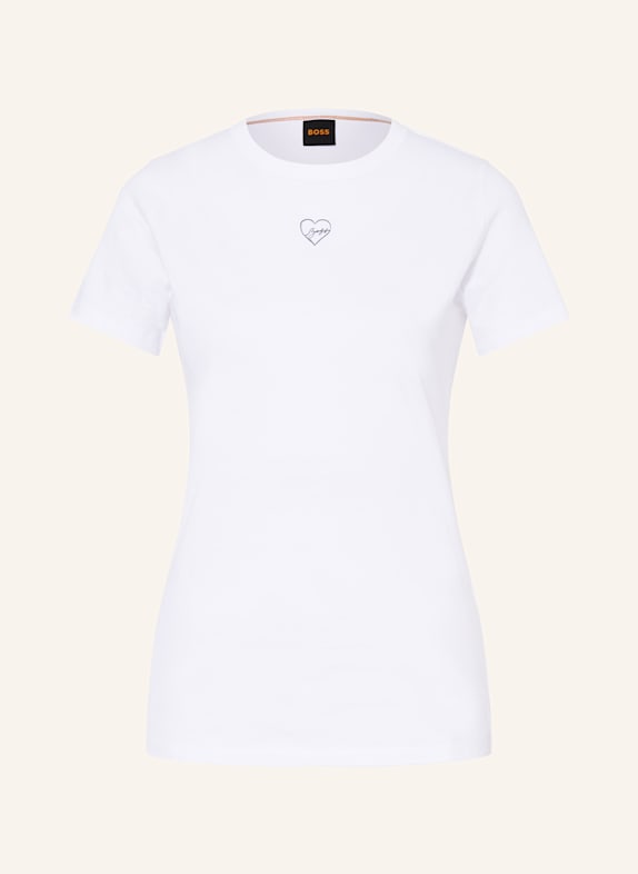 BOSS T-Shirt ELOGO WEISS