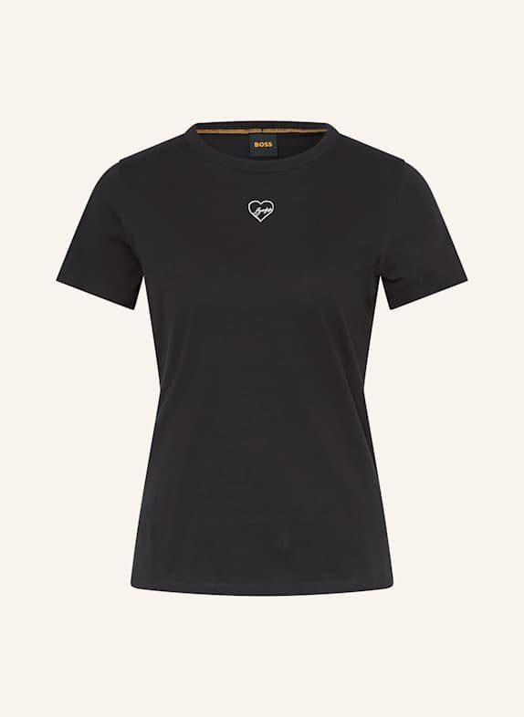 BOSS T-Shirt ELOGO SCHWARZ