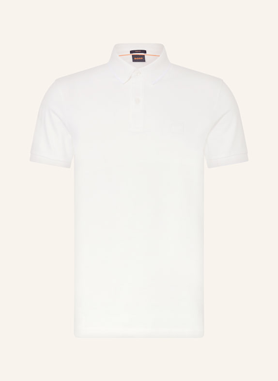 BOSS Piqué-Poloshirt PASSERTIP WEISS