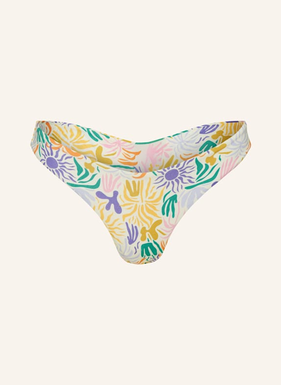 MRS & HUGS Brazilian-Bikini-Hose DUNKELGELB/ LILA/ TÜRKIS