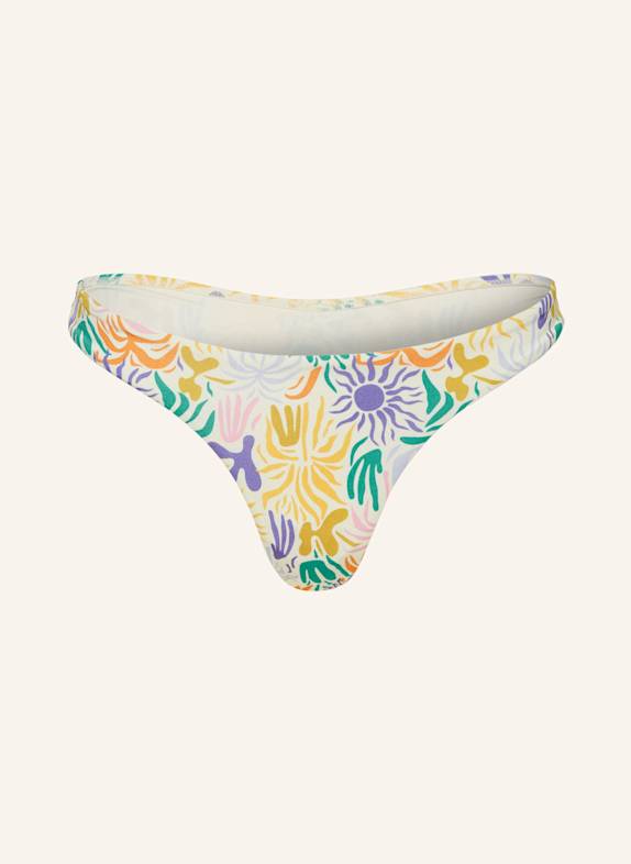 MRS & HUGS Basic-Bikini-Hose CREME/ DUNKELGELB/ LILA