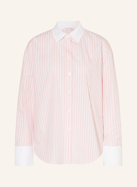 MRS & HUGS Shirt blouse PINK/ WHITE/ RED