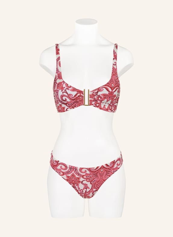 MRS & HUGS Bralette-bikinitop ROOD / ROZE / WIT