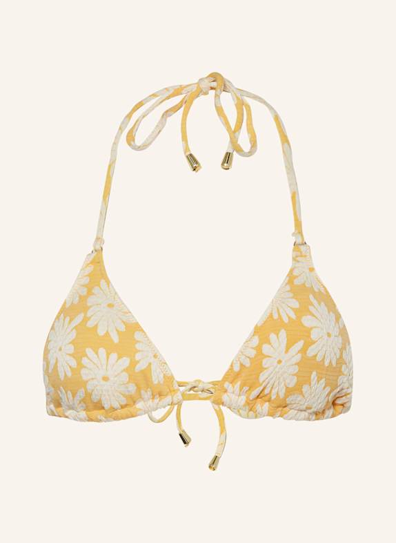 MRS & HUGS Triangel-Bikini-Top 25 GELB