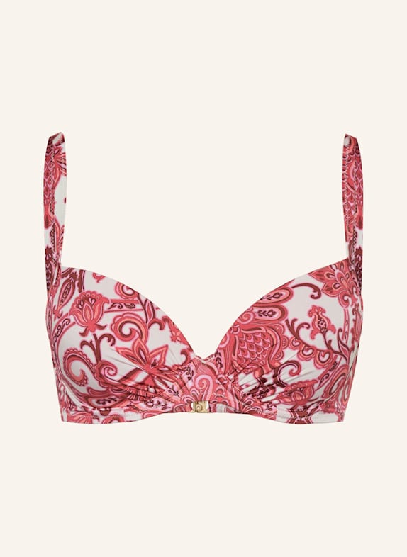 MRS & HUGS Underwired bikini top RED/ PINK/ WHITE