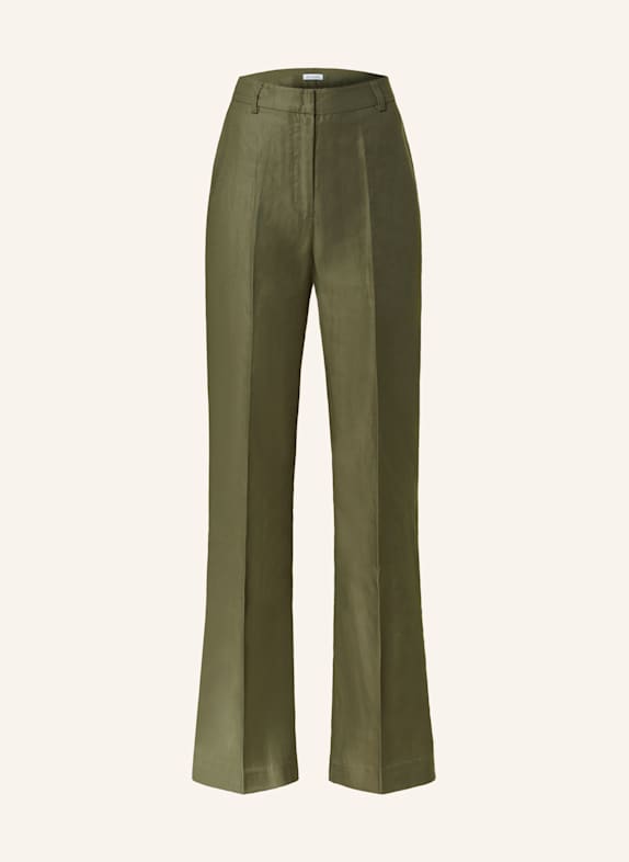 MRS & HUGS Wide leg trousers KHAKI
