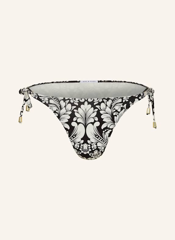 MRS & HUGS Triangle bikini bottoms BLACK/ WHITE