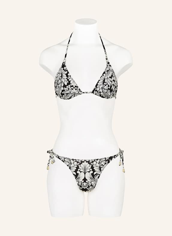MRS & HUGS Triangel bikinibroekje ZWART / WIT