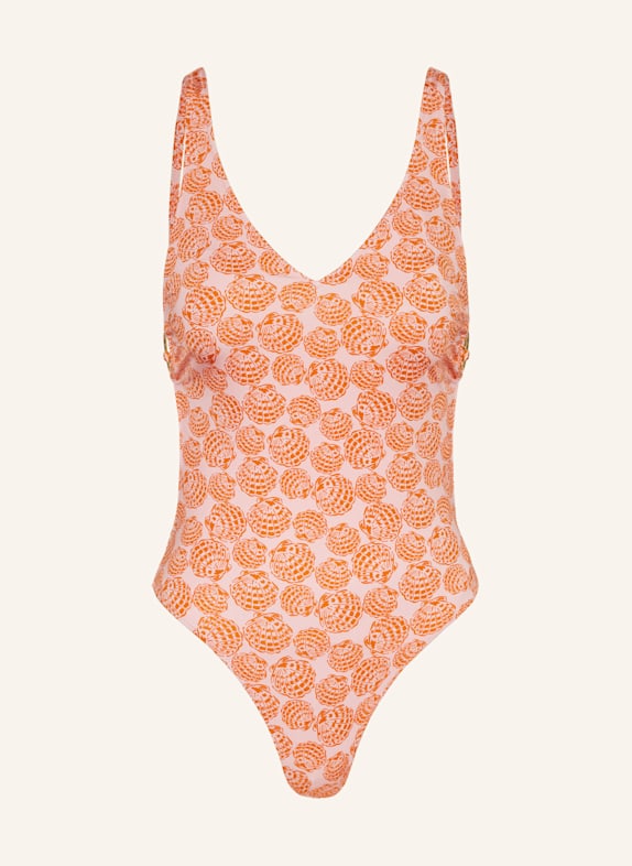 MRS & HUGS Badeanzug ROSA/ DUNKELORANGE