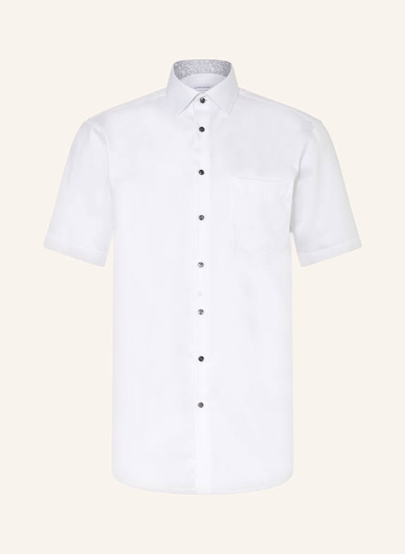 seidensticker Kurzarm-Hemd Regular Fit WEISS