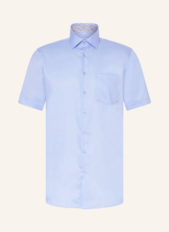 seidensticker Kurzarm-Hemd Regular Fit HELLBLAU