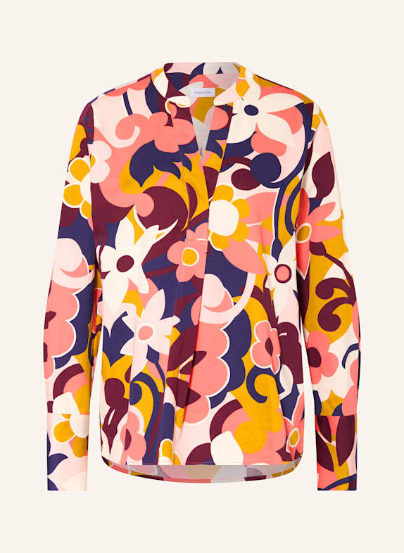 seidensticker Bluse LACHS/ DUNKELBLAU/ DUNKELROT