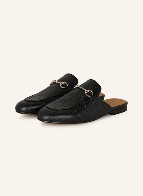 GUCCI Mules 1000 BLACK/BLACK