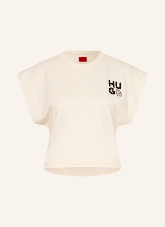 HUGO Schlafshirt DAIZY ECRU