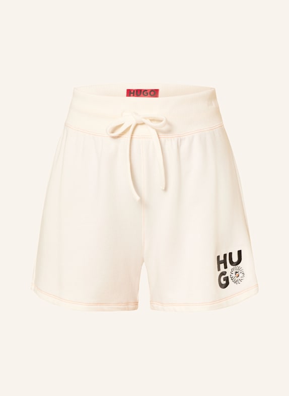 HUGO DAIZY lounge shorts ECRU
