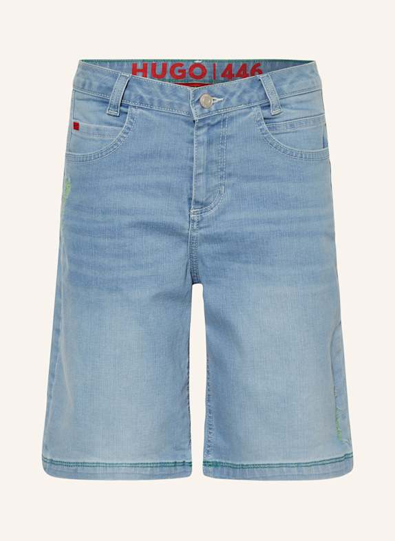 HUGO Jeansshorts FASION HELLBLAU