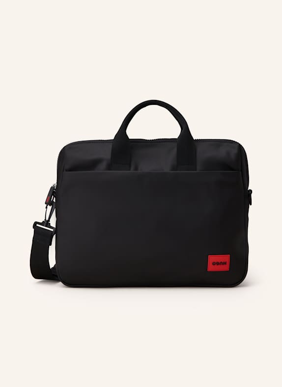 HUGO ETHON laptop bag BLACK
