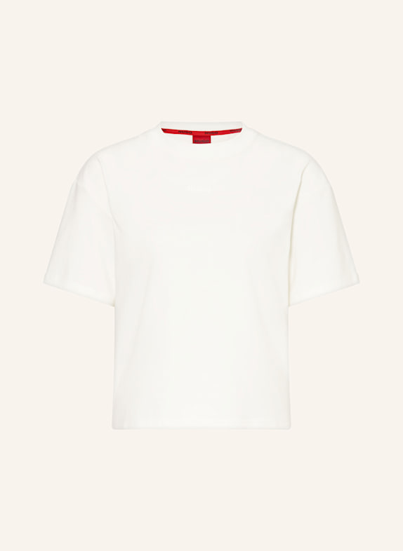 HUGO Koszulka rekreacyjna SHUFFLE BIAŁY