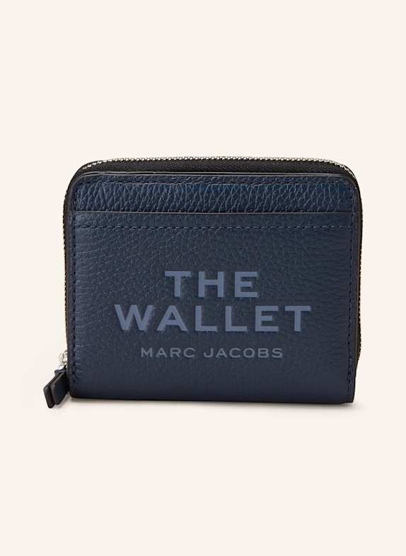 MARC JACOBS Geldbörse THE MINI COMPACT WALLET DUNKELBLAU