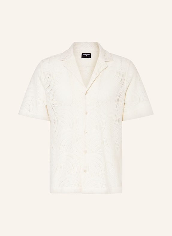 STRELLSON Strickhemd CLIRO Regular Fit WEISS