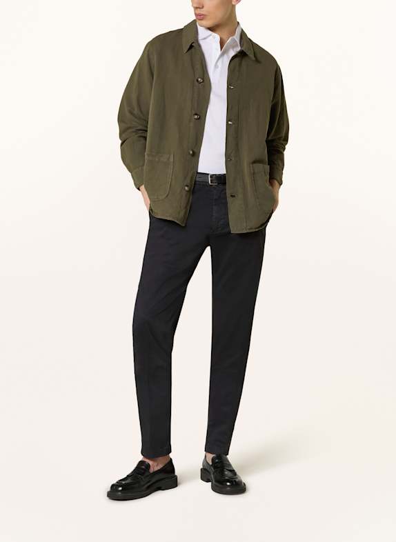 STRELLSON Chinosy TIUS extra slim fit CZARNY