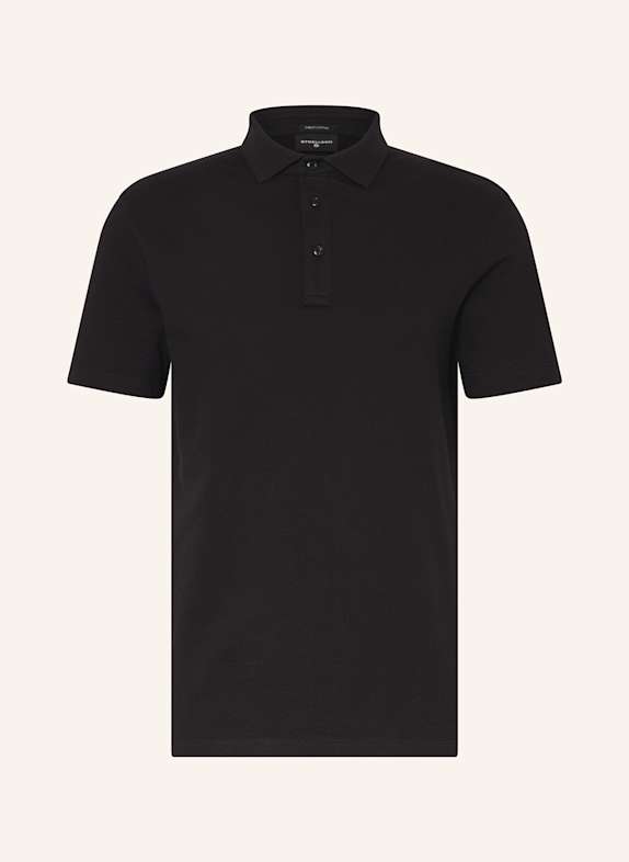 STRELLSON Jersey-Poloshirt FISHER SCHWARZ