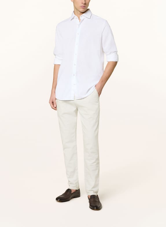 STROKESMAN'S Skjorte Regular Fit HVID