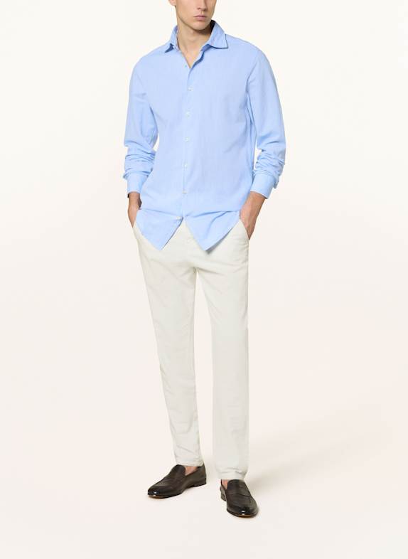 STROKESMAN'S Skjorte Regular Fit LYSEBLÅ