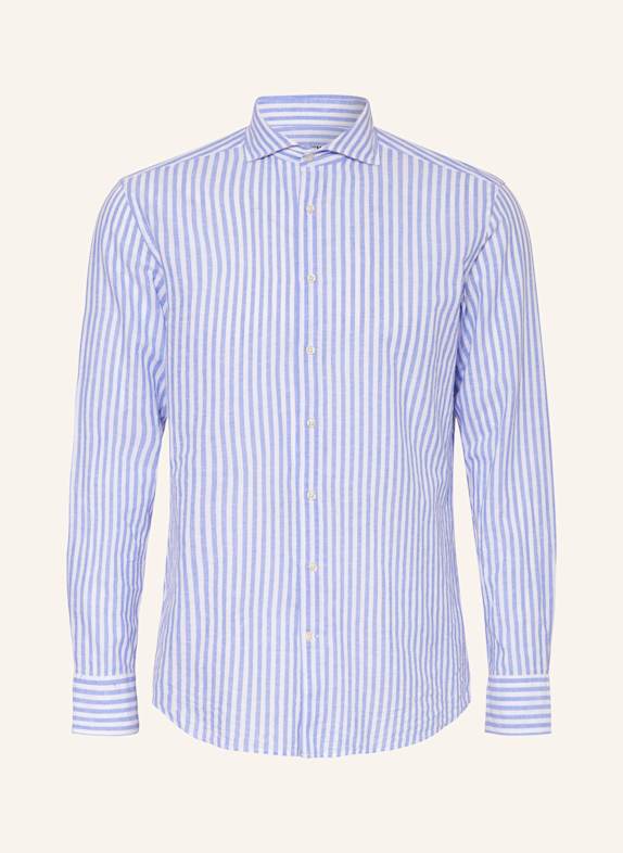 STROKESMAN'S Koszula regular fit JASNONIEBIESKI/ BIAŁY