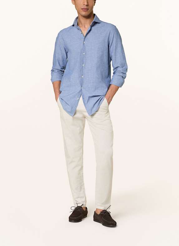 STROKESMAN'S Overhemd Regular Fit DONKERBLAUW