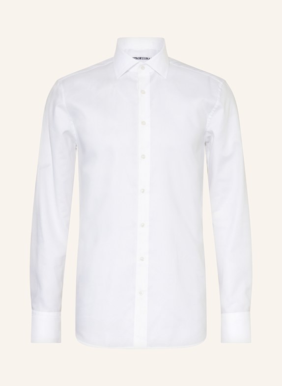 STROKESMAN'S Hemd Regular Fit WEISS