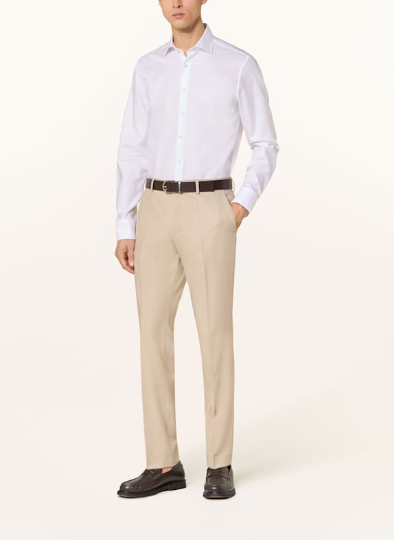 STROKESMAN'S Skjorte Regular Fit HVID