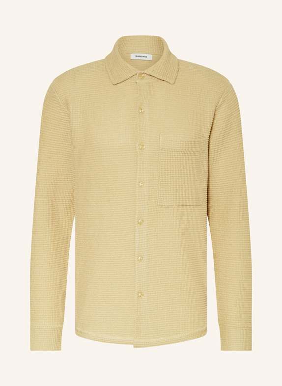 SANDRO Overshirt HELLBRAUN