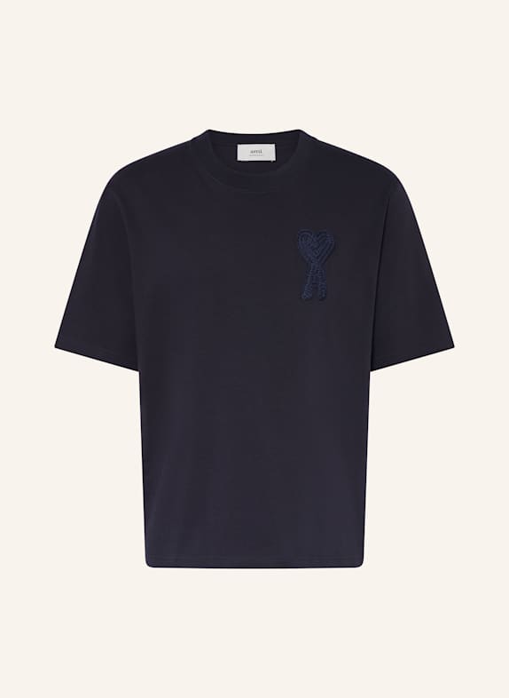 AMI PARIS T-Shirt DUNKELBLAU