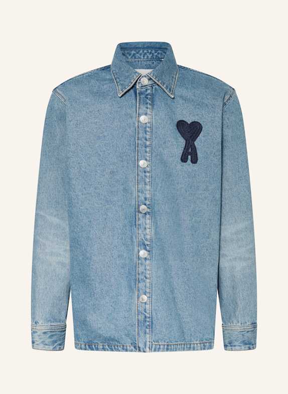 AMI PARIS Jeans-Overshirt BLAU