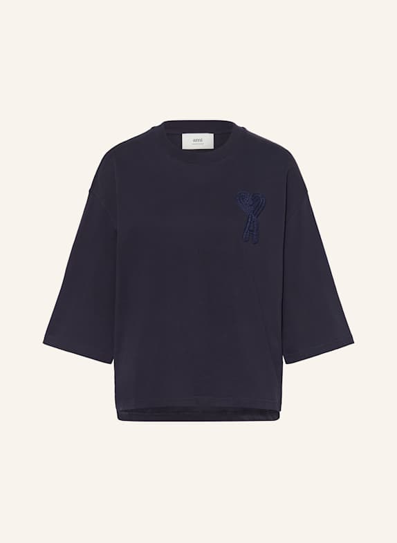 AMI PARIS Oversized-Shirt DUNKELBLAU