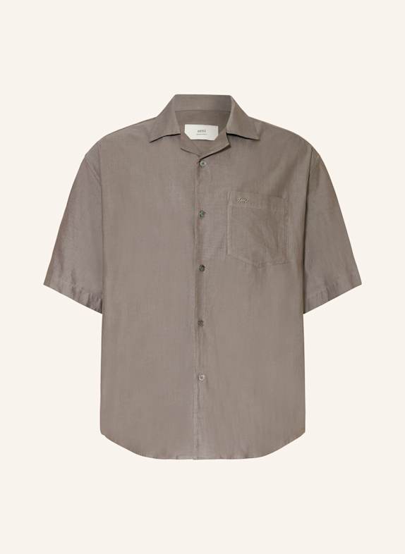 AMI PARIS Resorthemd Boxy Fit TAUPE