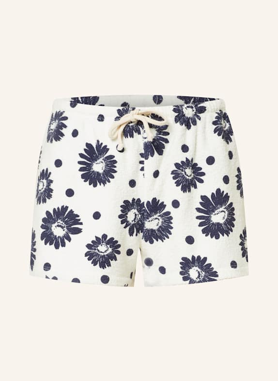 American Vintage Shorts BOBYPARK ECRU/ DUNKELBLAU