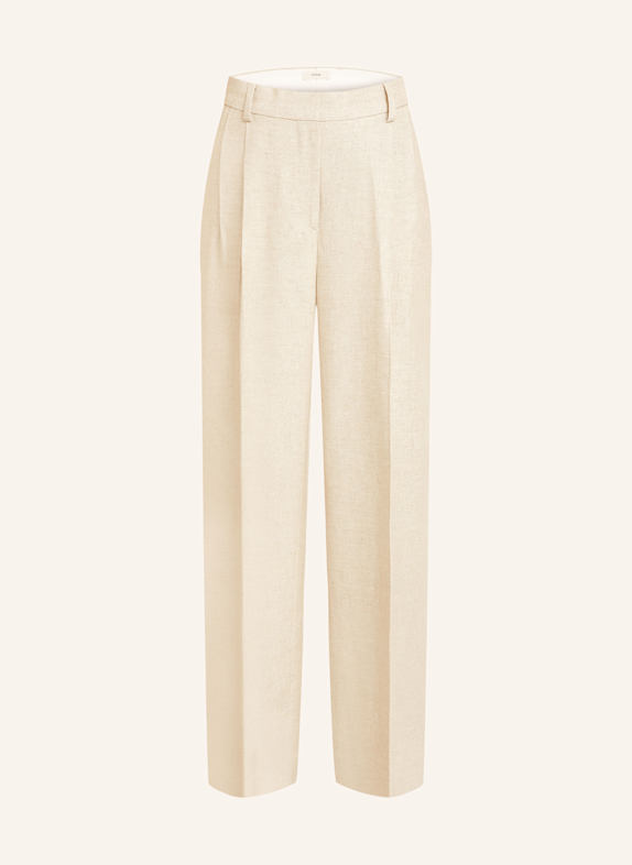 TOTEME Hose mit Leinen BEIGE