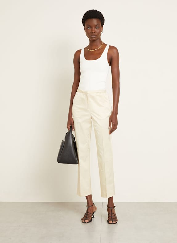 TOTEME pantalon CRÈME