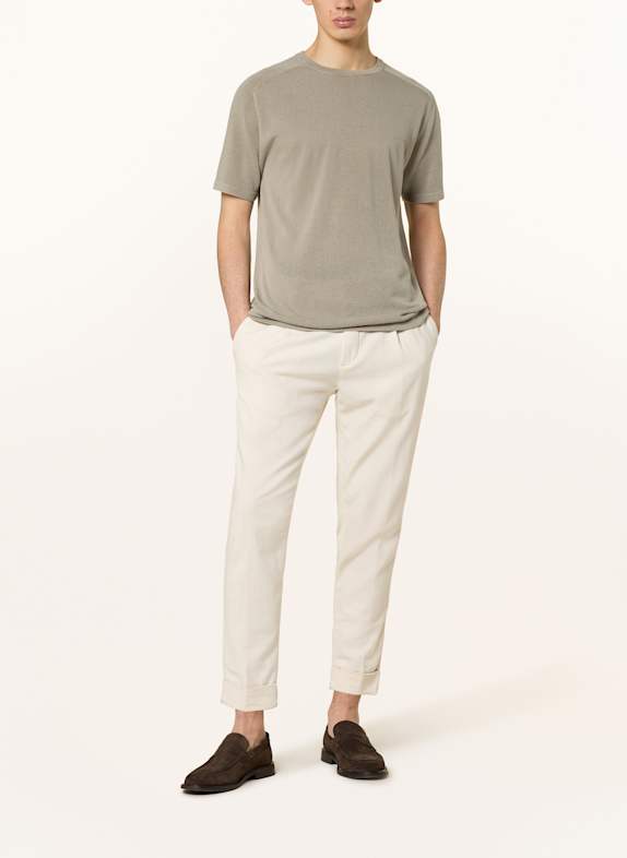 CG - CLUB of GENTS Gebreid shirt BRADEN GROEN