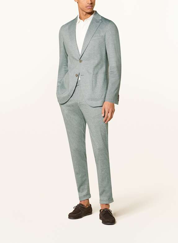 CG - CLUB of GENTS Jersey colbert Slim Fit 52 Grün